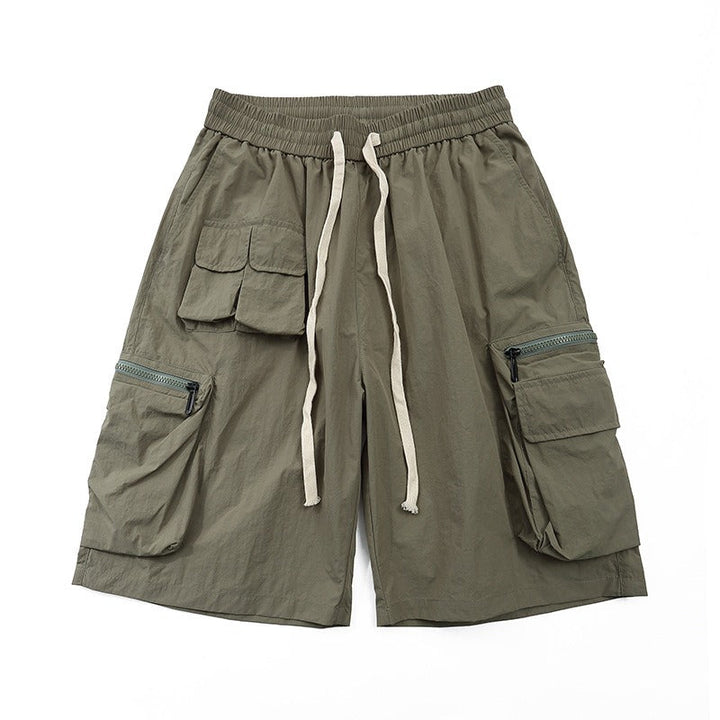 Damesshort met grote zakken en casual ritssluiting - Fey