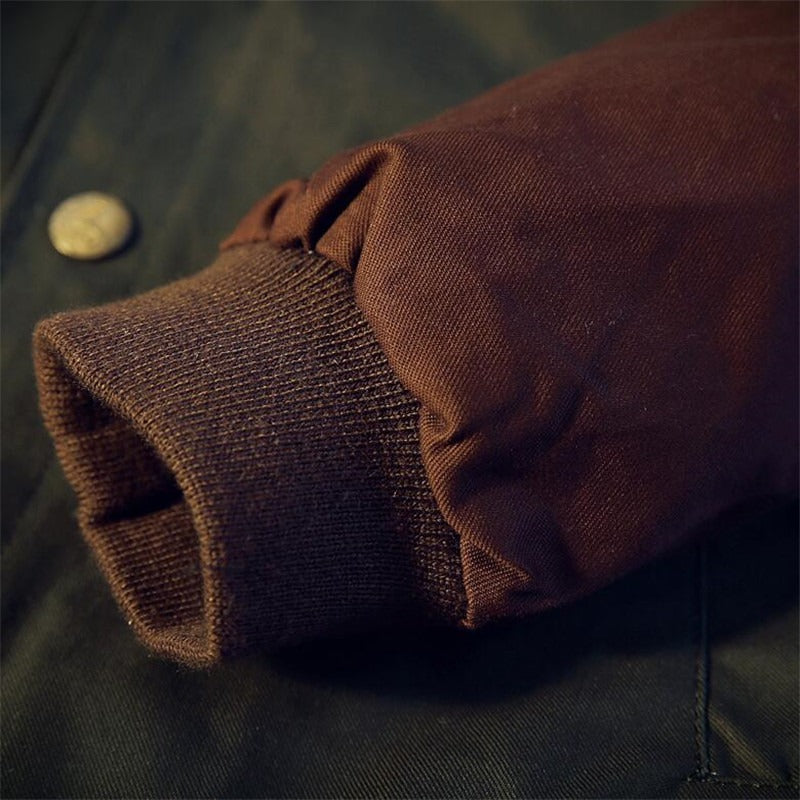 Nonchalant herenjack met tweekleurig design - Nael