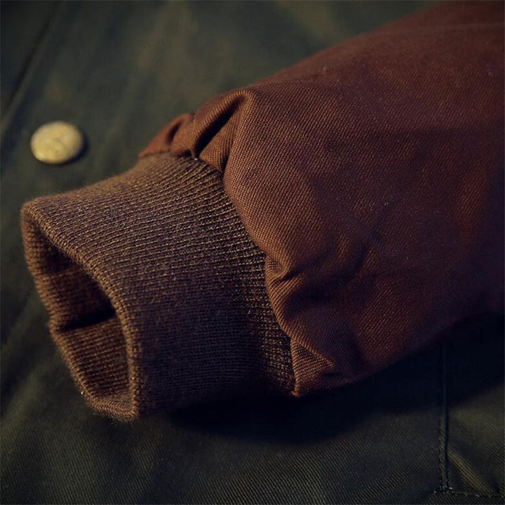 Nonchalant herenjack met tweekleurig design - Nael