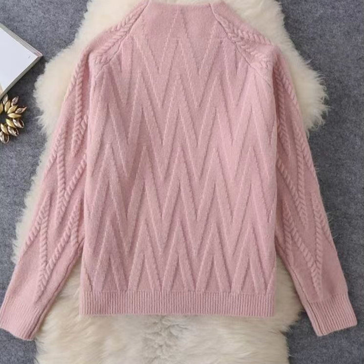 Gebreide trui en wijde broek voor dames - Melis