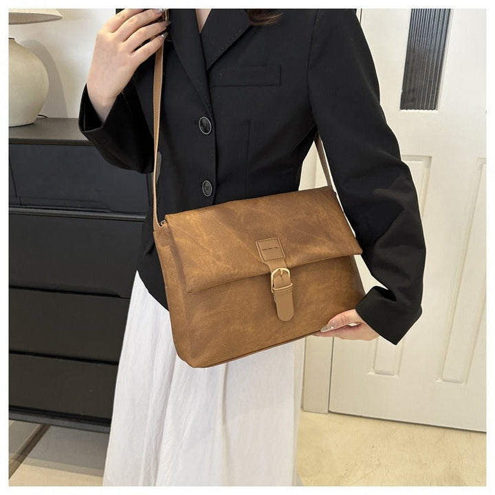 Schoudertas van synthetisch leer voor vrouwen - Léa