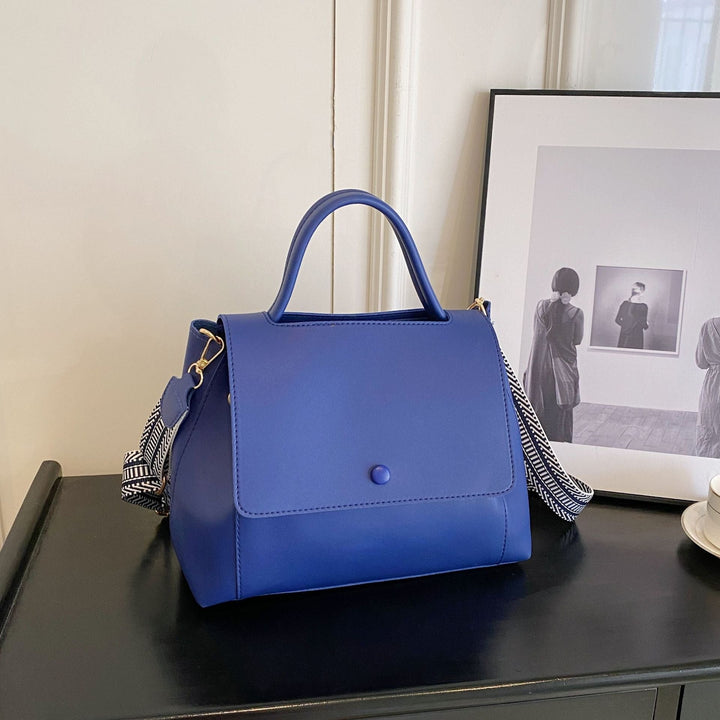 Damestas van synthetisch leer met stijve structuur - Renata