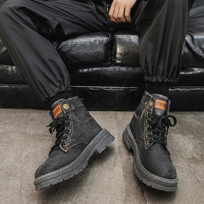 Canvas denim herenschoenen - Eron