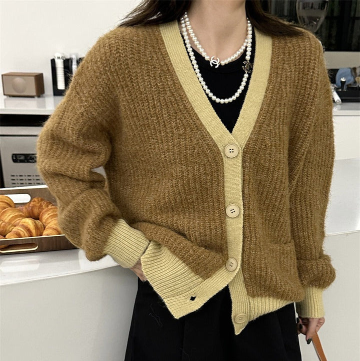 Damescardigan zacht gebreid relaxed fit - Ingrid