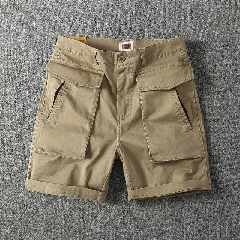 Heren short katoen cargo zakken casual stijl - Erik