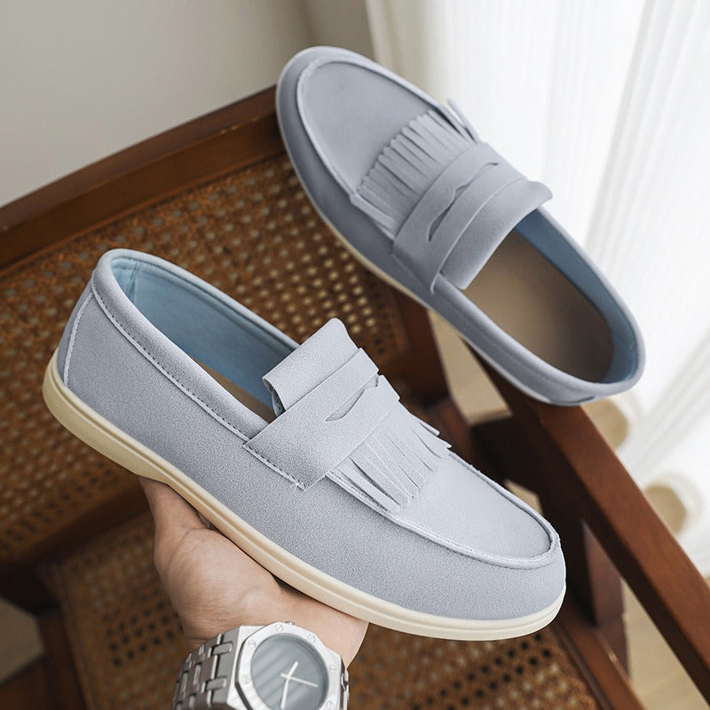 Matte loafers met franjes voor heren - Harrison