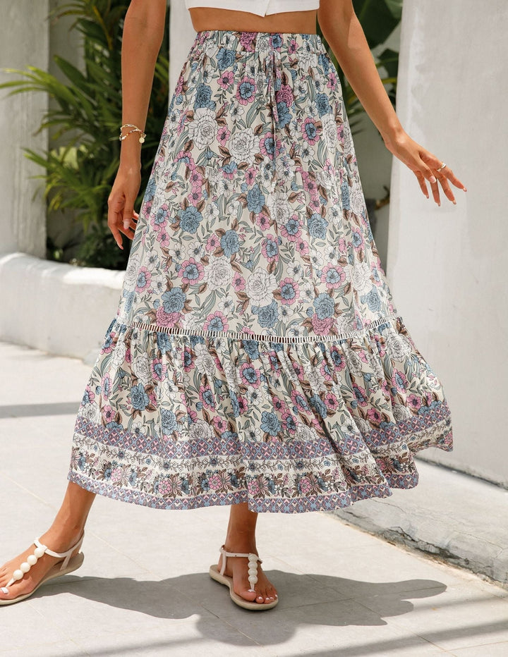 Damesrok bohemian bloemenprint - Vianey