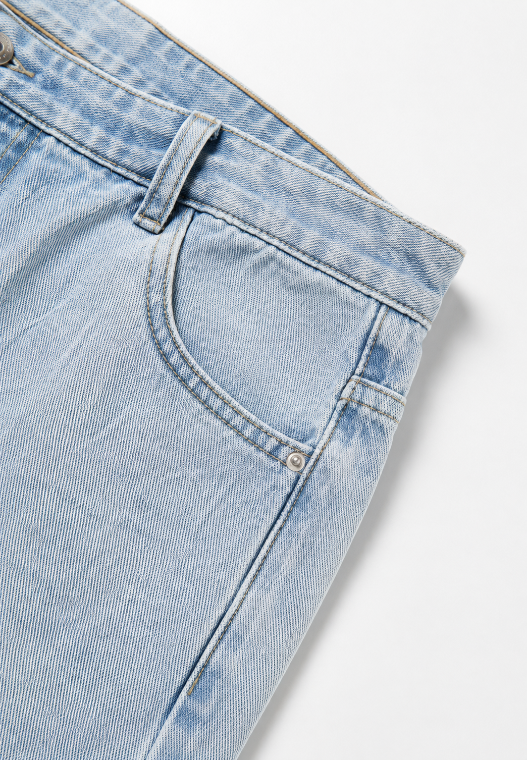 Damesjeans met lage taille, wijde pijpen en lange lengte - Kerstin