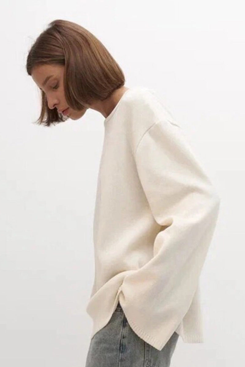 Oversized damestrui met open rug en lange mouwen - Mireya