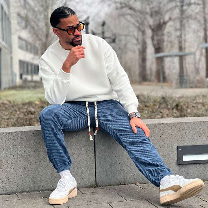 Corduroy broek wijde snit - Vandor