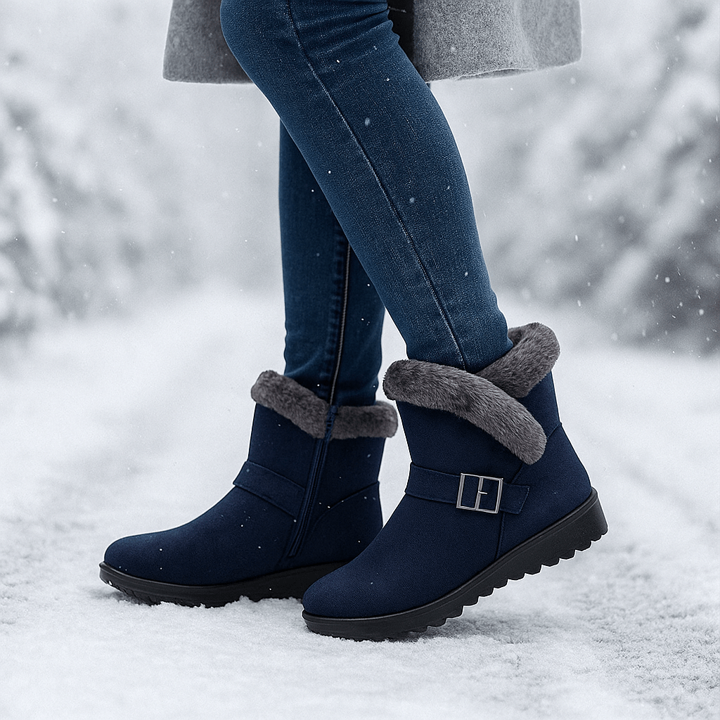 Enkellaarsjes met gesp - Ervianne