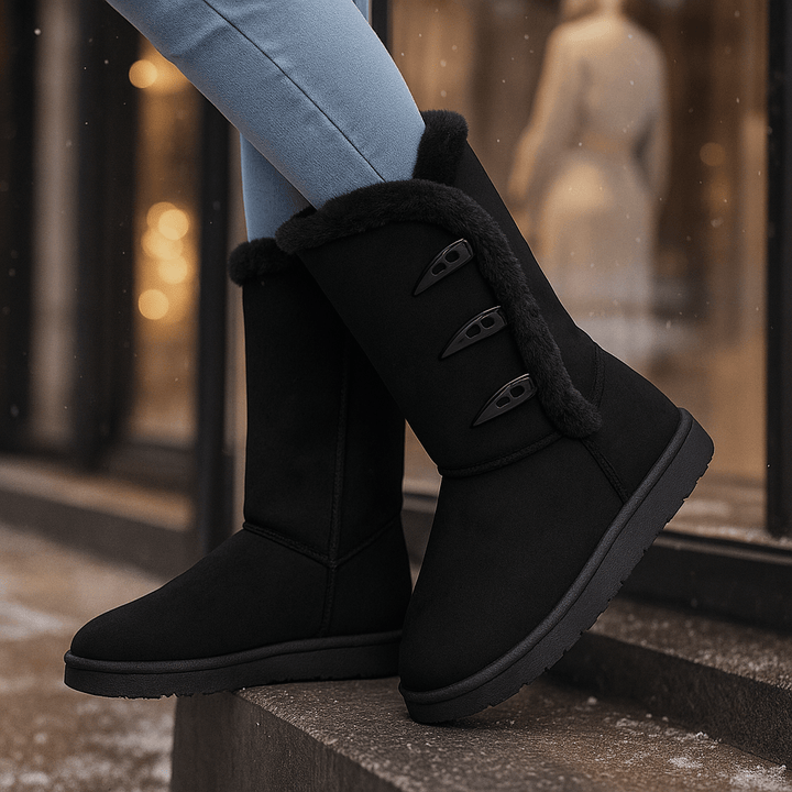 Hoge laarzen met binnenvoering - Maurelle