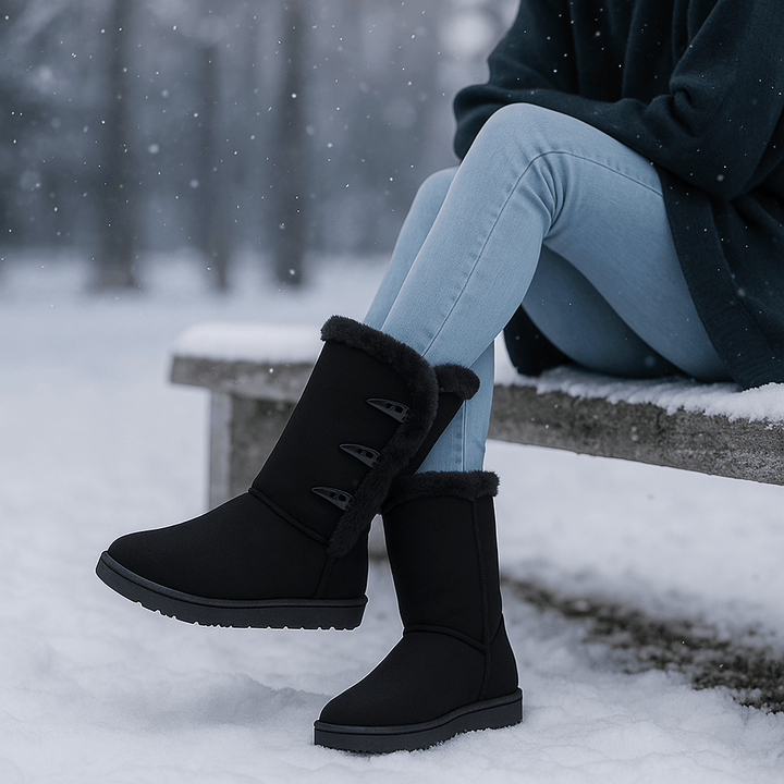 Hoge laarzen met binnenvoering - Maurelle