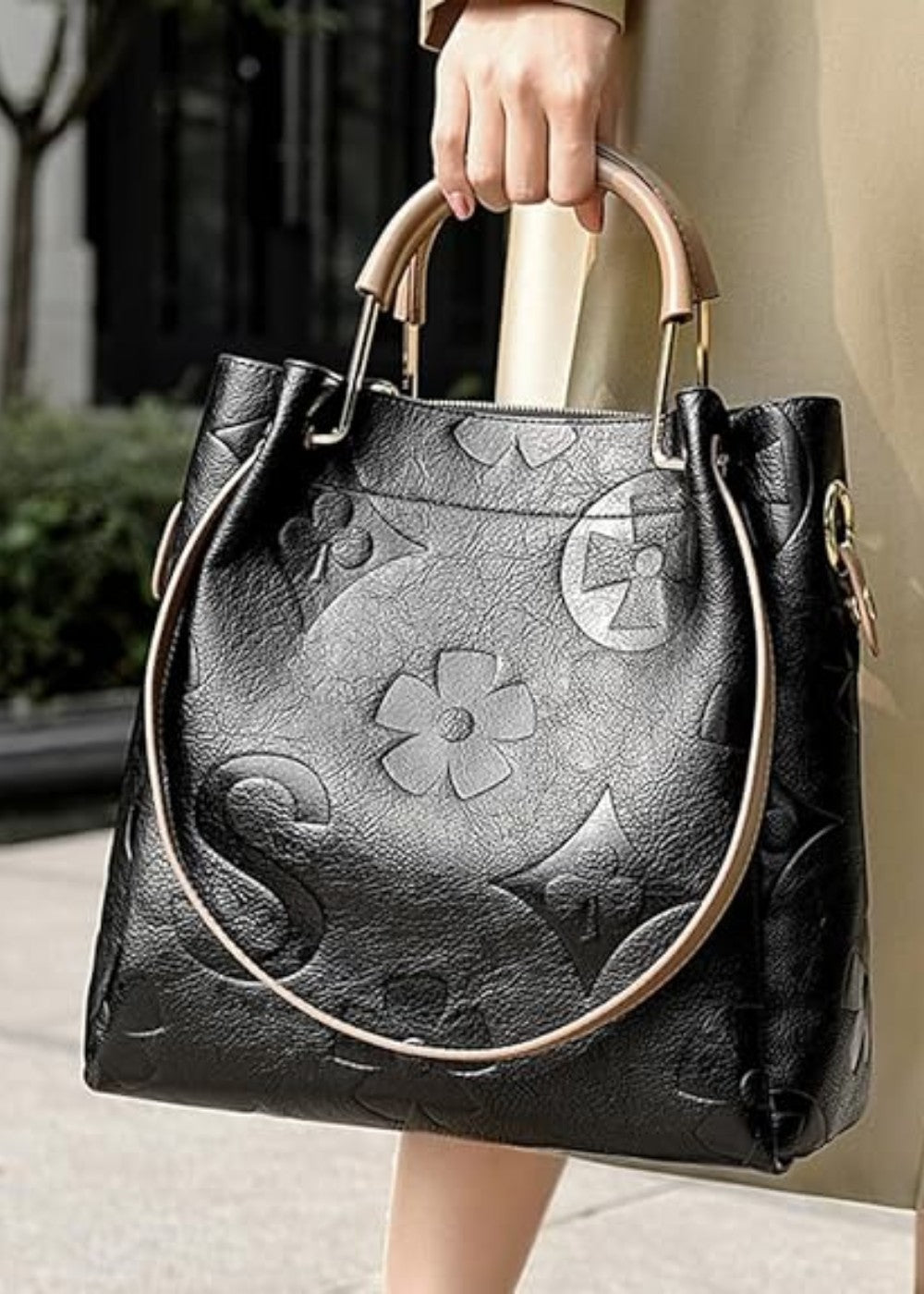 Damestas met bloemenprint - Samara