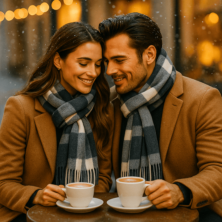 Herensjaal in warme en klassieke mix - Emeric