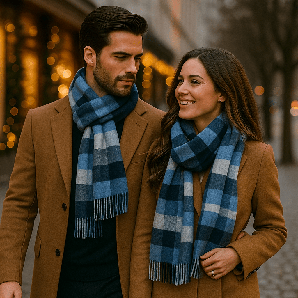 Herensjaal in warme en klassieke mix - Emeric