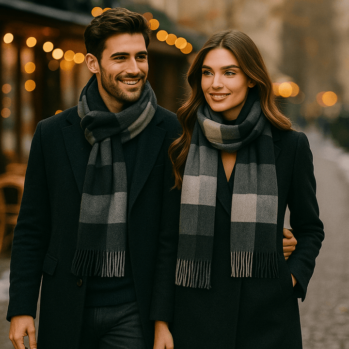 Herensjaal in warme en klassieke mix - Emeric