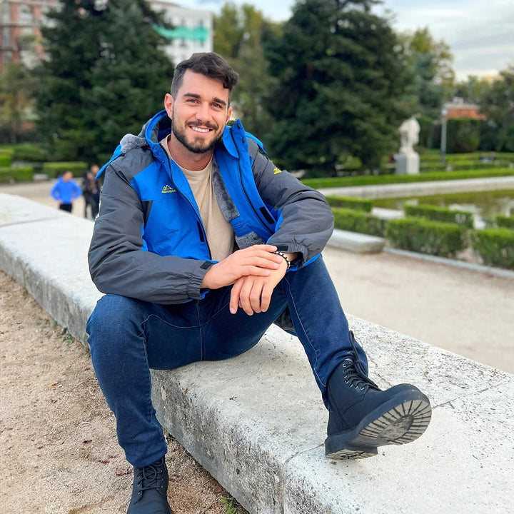 Waterdicht gevoerd herenjack met capuchon - Cavalieri