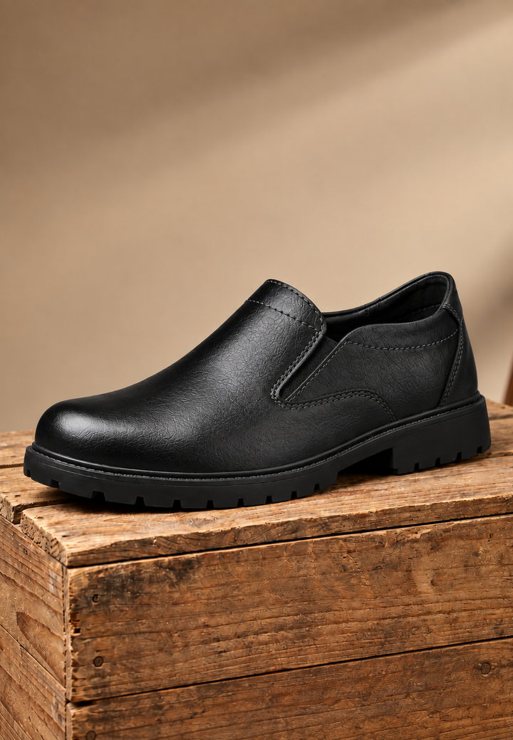 Mocassin heren met tracksool en elastieken aan de zijkant - Jorrit