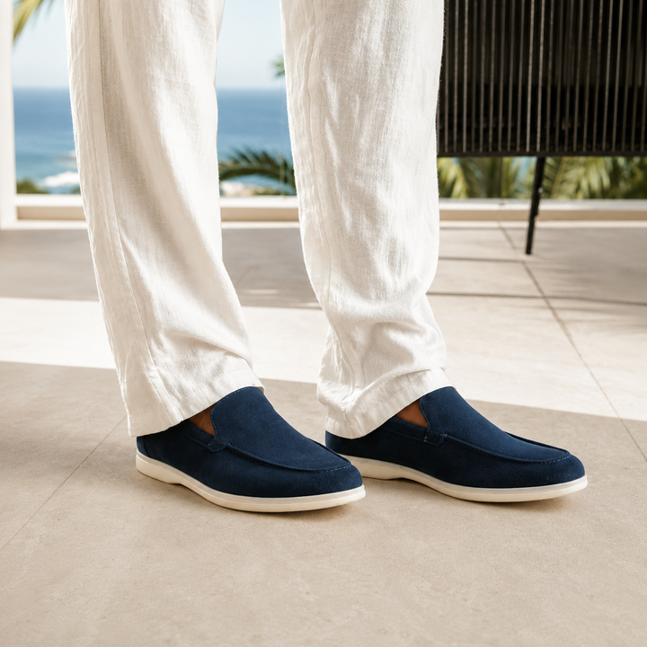 Herenmoccasins met effen ontwerp in herfststijl - Gerald