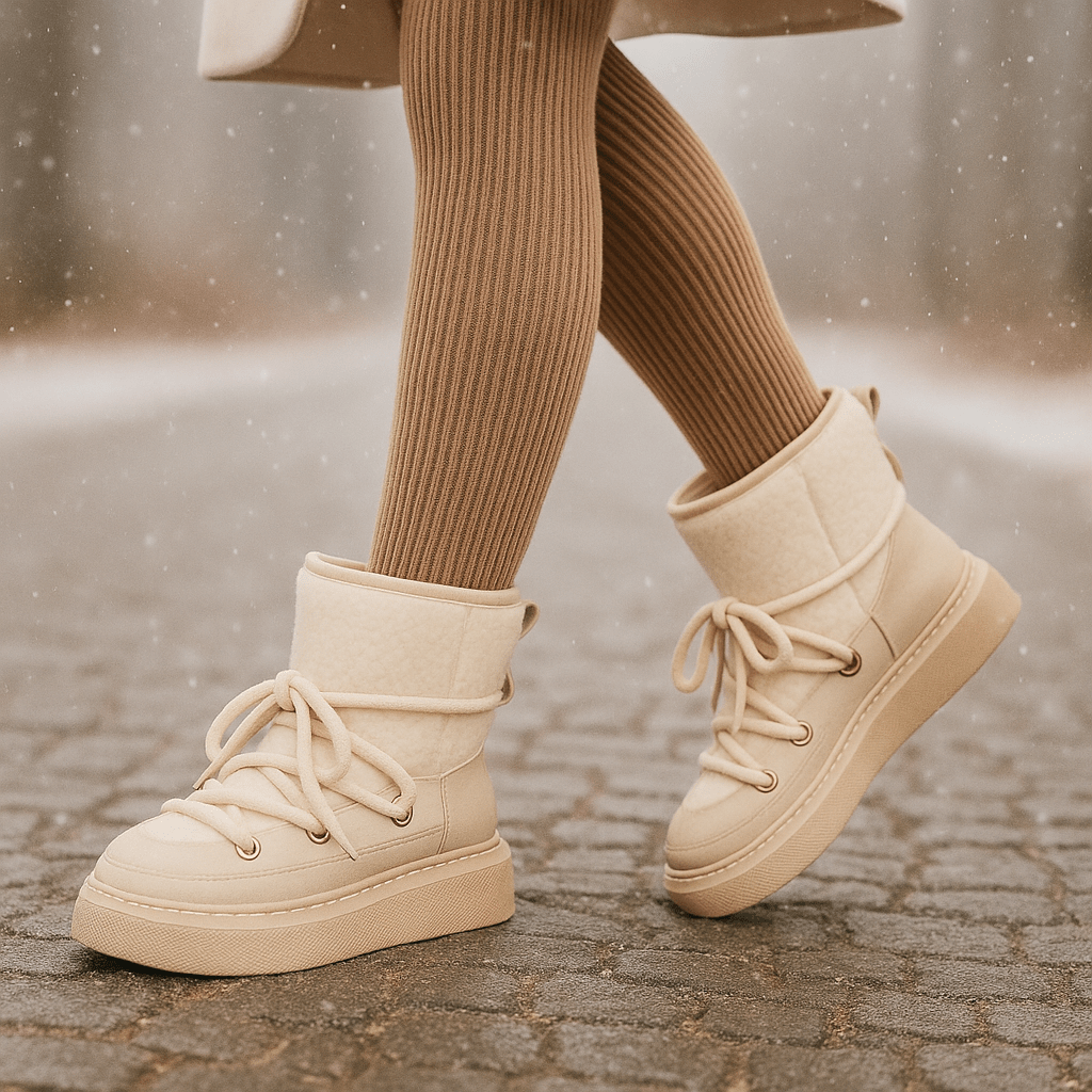 Gewatteerde laarzen met plateauzool - Melvine