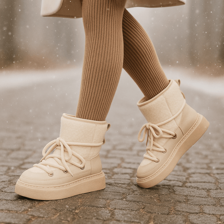 Gewatteerde laarzen met plateauzool - Melvine