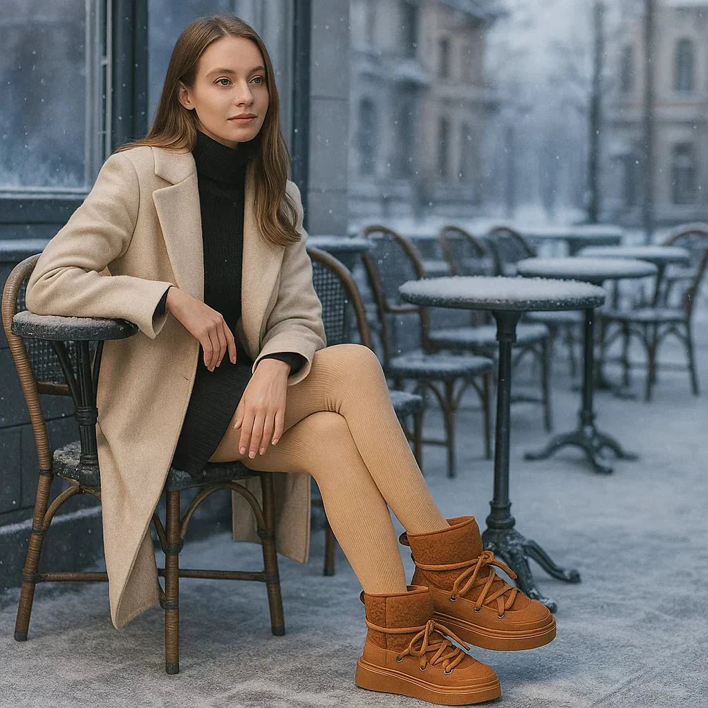 Gewatteerde laarzen met plateauzool - Melvine