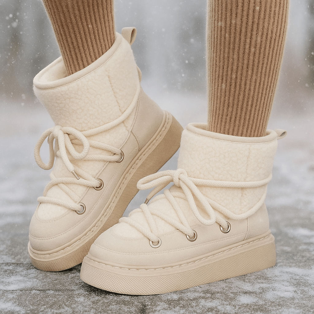 Gewatteerde laarzen met plateauzool - Melvine