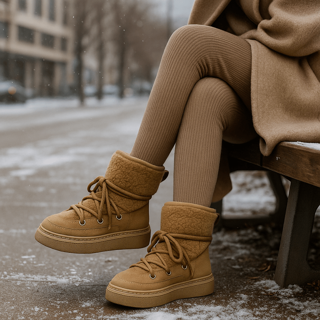 Gewatteerde laarzen met plateauzool - Melvine