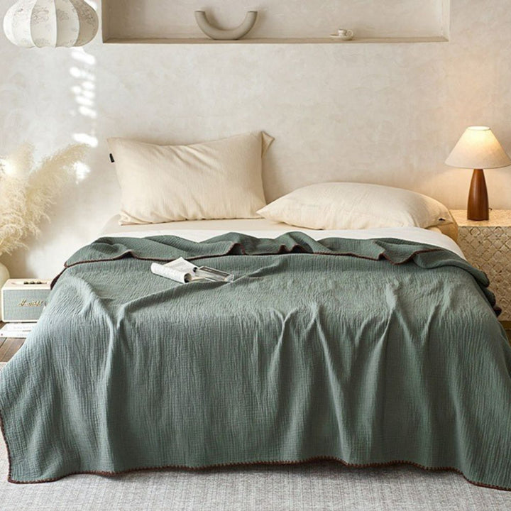 Katoenen mousseline deken