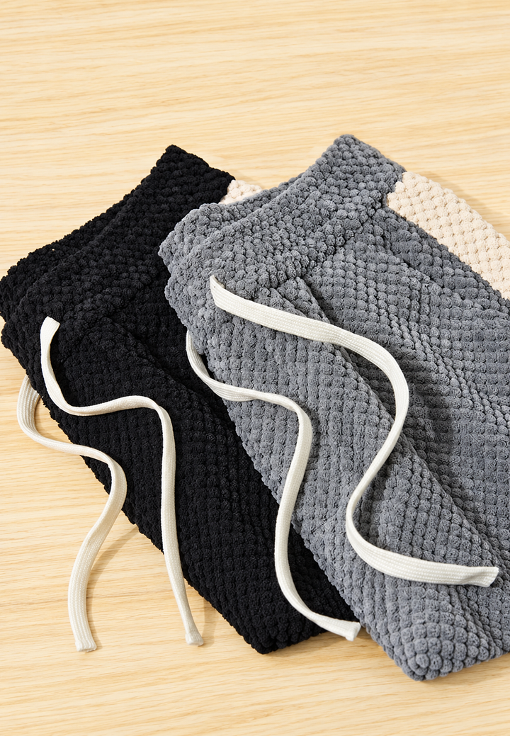 Joggingbroek heren in corduroy met wijde pijpen en zijbanden - Dorian