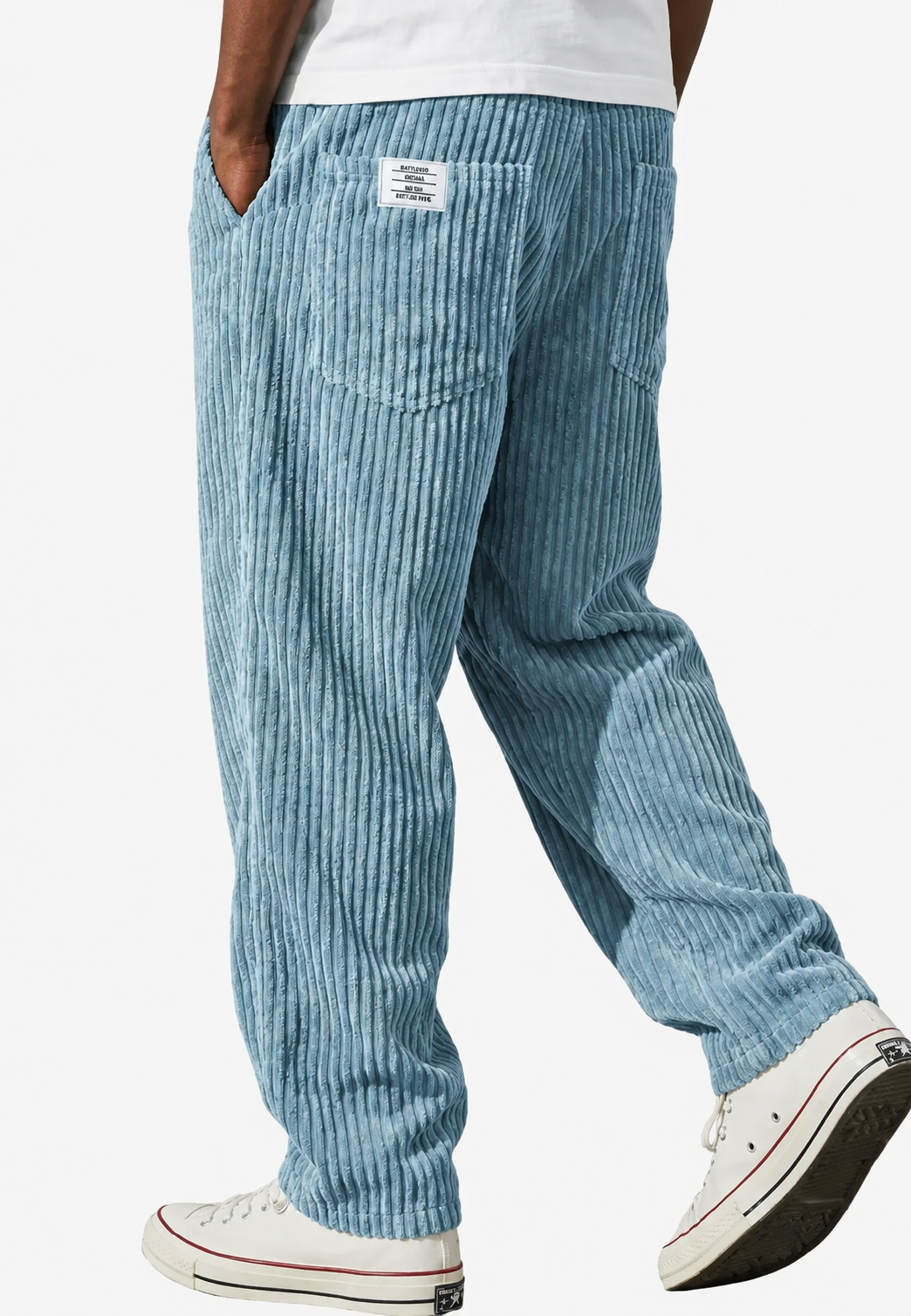 Herensweatbroek met ruime pasvorm en zakken - Bastian