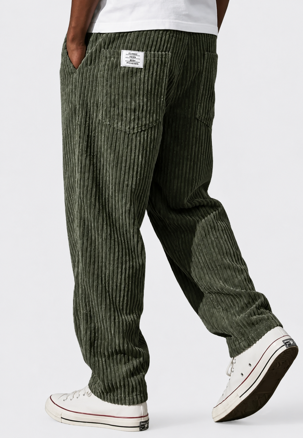 Herensweatbroek met ruime pasvorm en zakken - Bastian