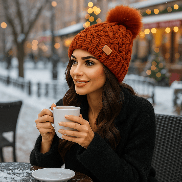 Gebreide damesmuts - Alianne