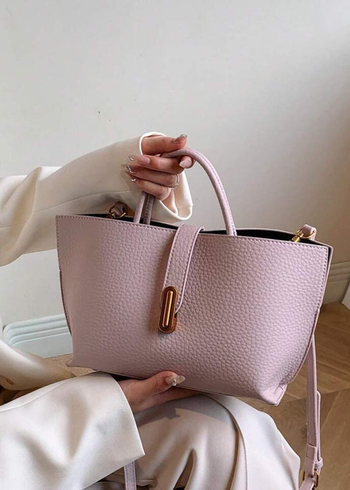 Damestas synthetisch leer met structuur en elegant ontwerp - Noiré