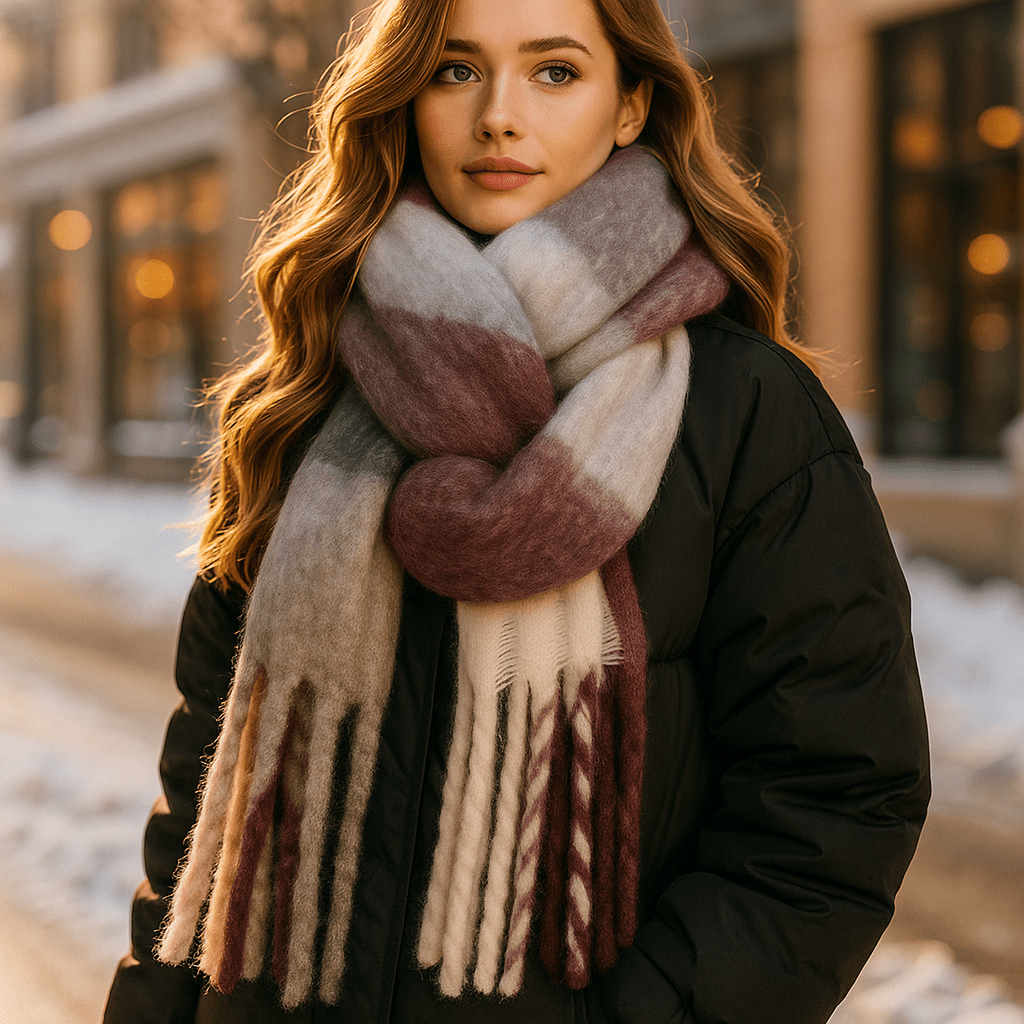 Scarvello – Paksu ja Colorkäs Villahuivi - EmiyoSuomi - Huivit