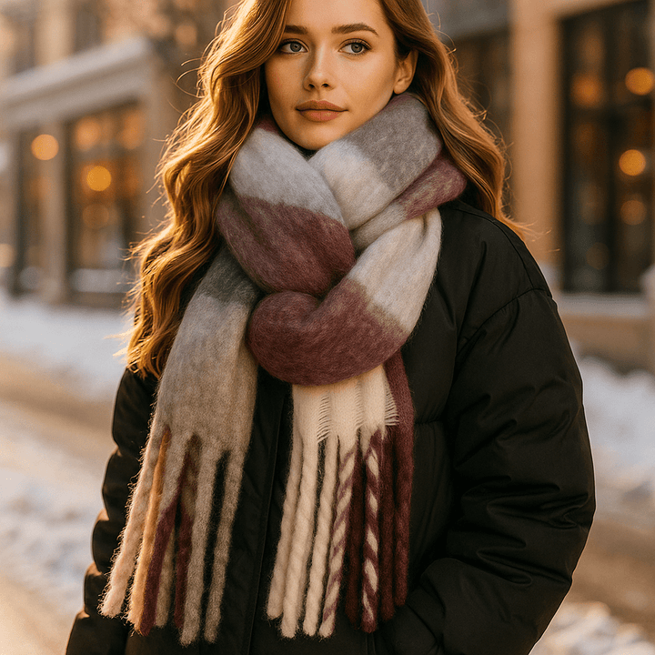 Scarvello – Paksu ja Colorkäs Villahuivi - EmiyoSuomi - Huivit