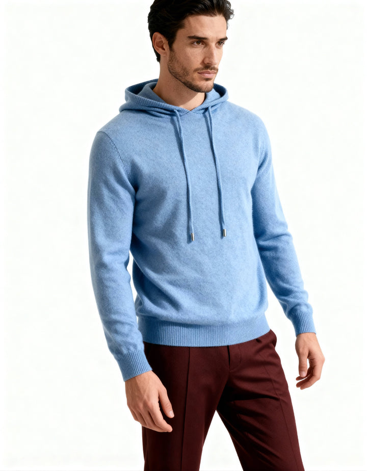 Gebreide herensweater met verstelbare capuchon - Sébastien