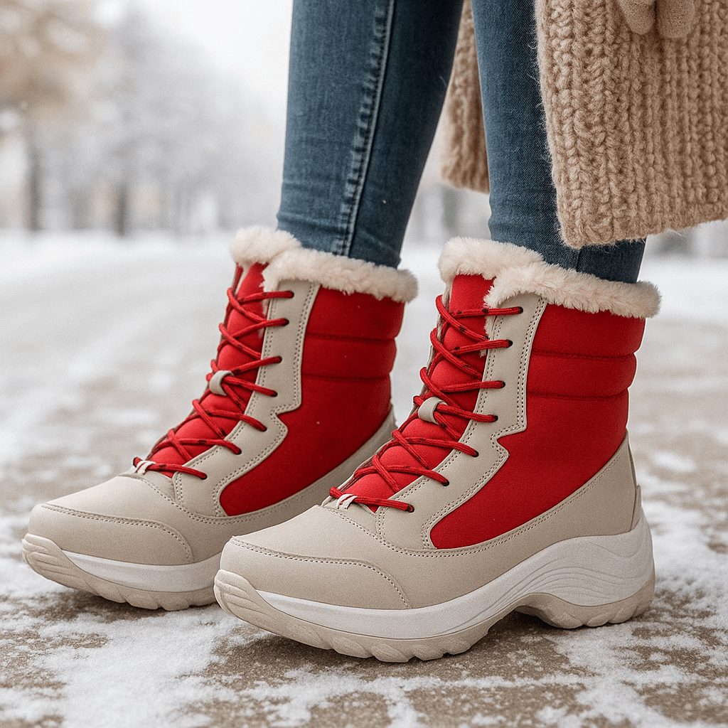 Dameslaarzen met dikke zolen - Rinhoa