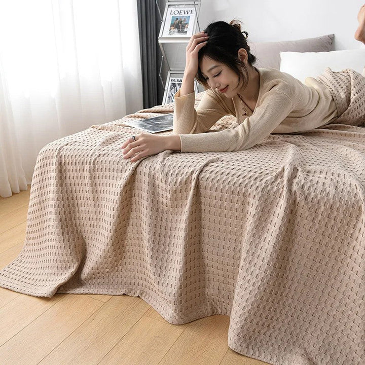 Lichtgewicht katoenen deken