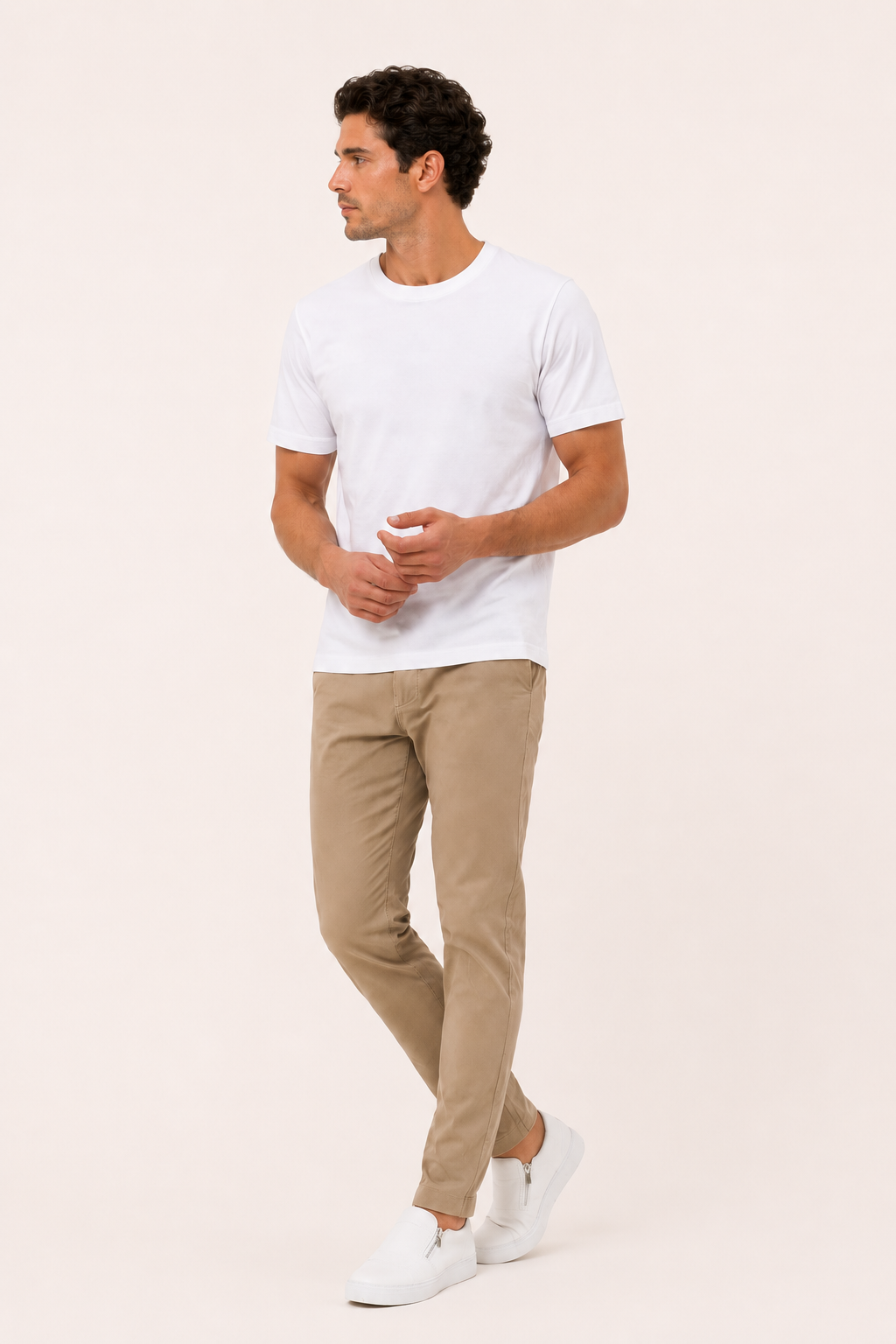 Casual herenschoenen met ritssluiting aan de zijkant - Nils