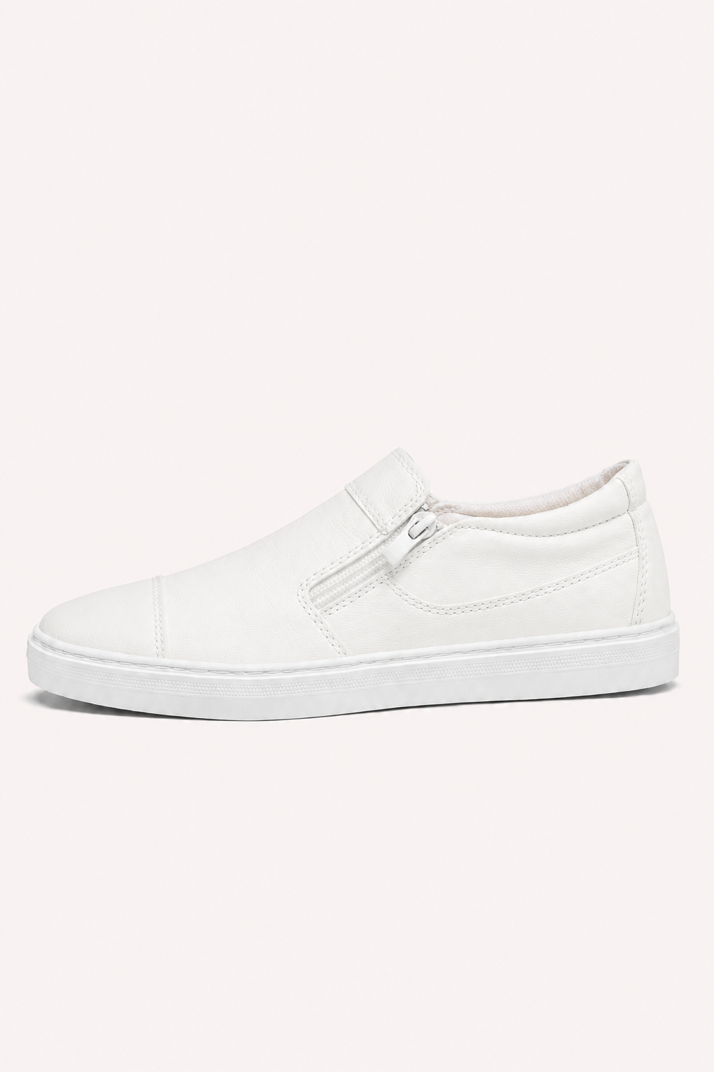 Casual herenschoenen met ritssluiting aan de zijkant - Nils