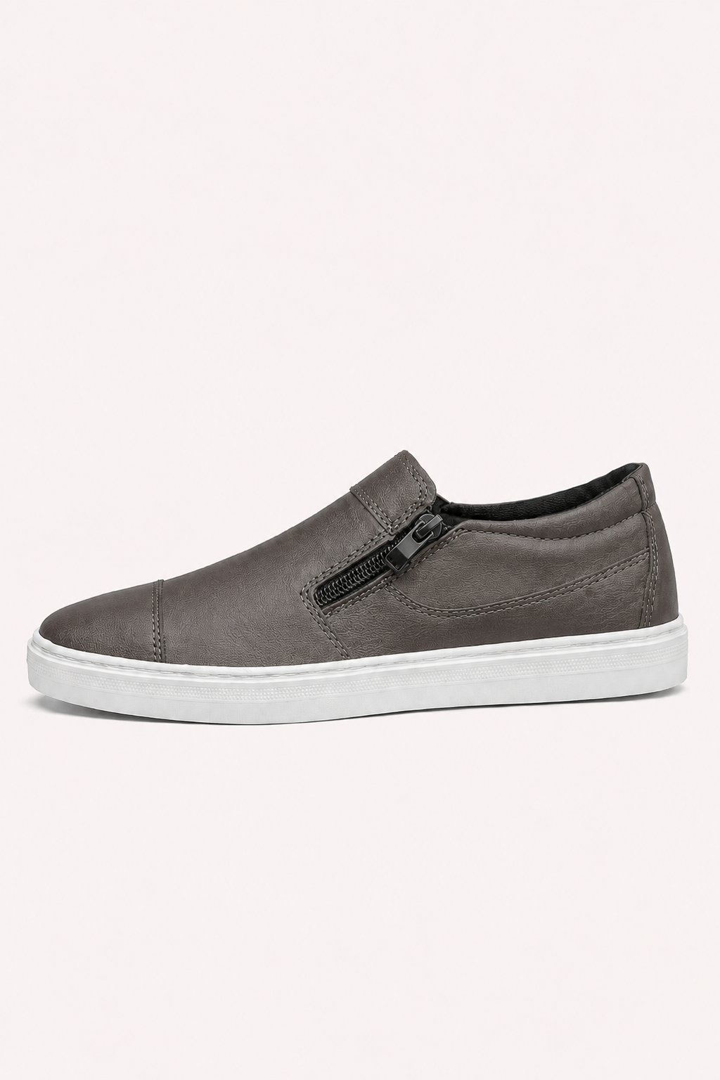 Casual herenschoenen met ritssluiting aan de zijkant - Nils
