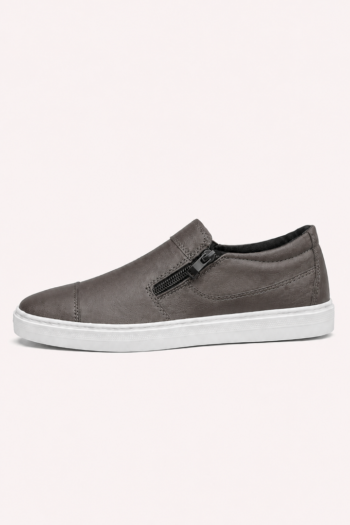 Casual herenschoenen met ritssluiting aan de zijkant - Nils
